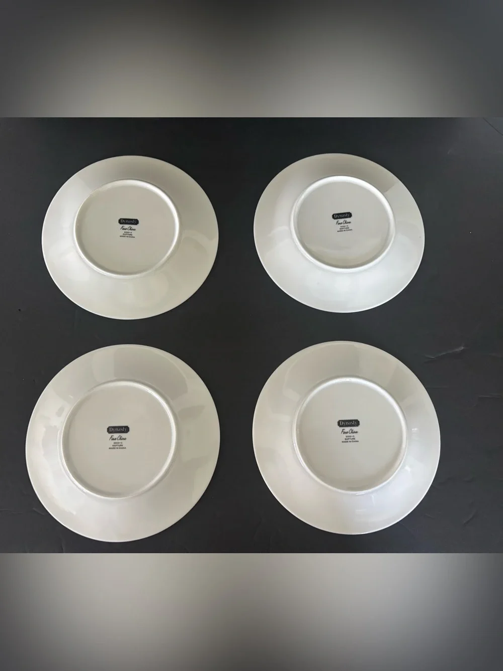 Set of 4 The Dynasty Fine China 